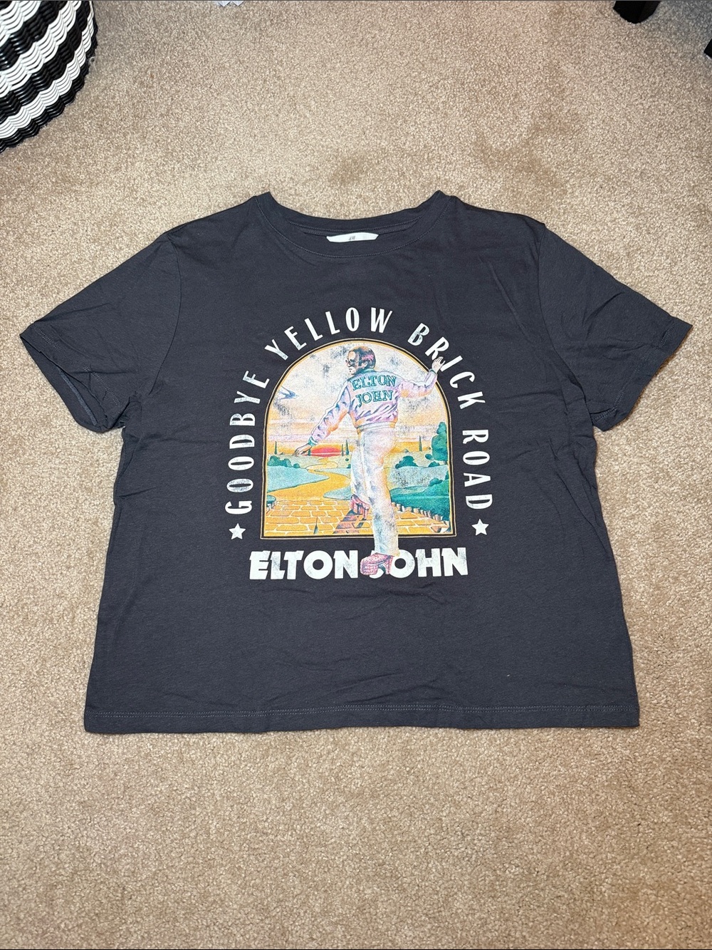 H&M Elton John Goodbye Yellow Brick Road Tee